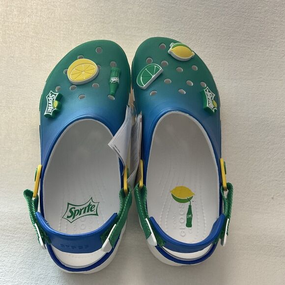 NWOB Crocs Sprite Coca-Cola All Terrain Mens Green Slip On Water Clogs Sandal 11 main image 6